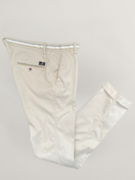 MASON'S Torino Summer men's chino pants in cotton and tencel with ribbons slim