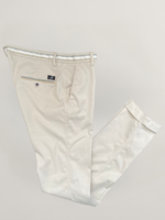 MASON'S Torino Summer slim fit heren chino broek van katoen en tencel met linten