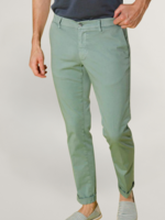 MASON'S Torino Style Heren Stretch Satin Slim Fit Chino Broek