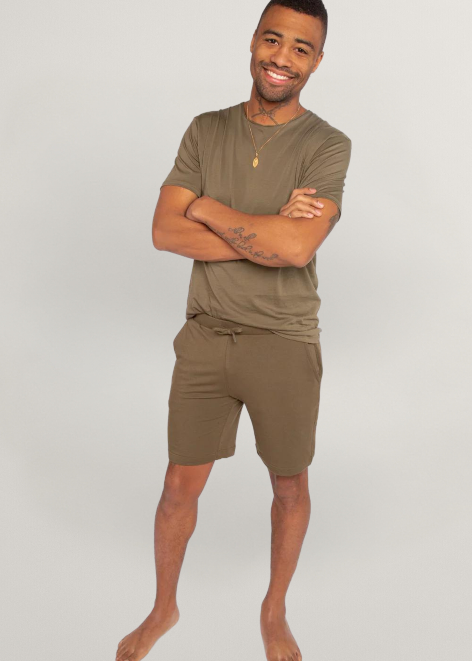 ANONYM APPAREL Bermuda Milan - Militare