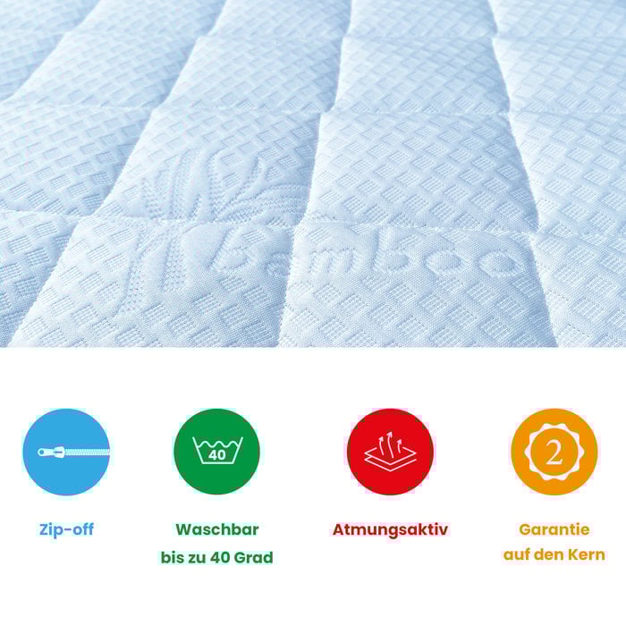 Matratze nach Mass Maßgeschneiderte matratze 91-100cm x 220cm Kaltschaum HR65