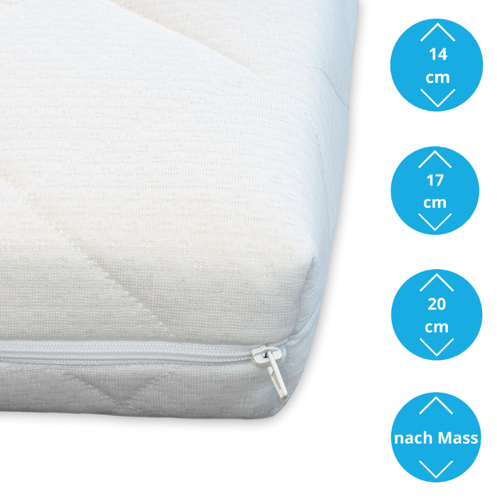 Matratze nach Mass Matratze 65x200 Kaltschaum RG40