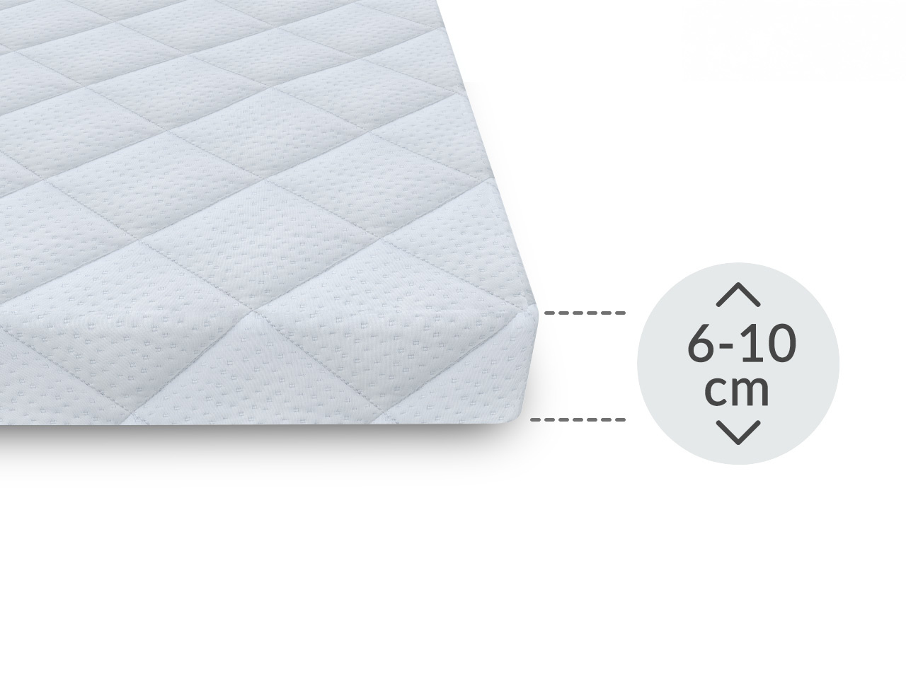 Matratze nach Mass Matratzenauflage Topper 140x185 Memory Schaum