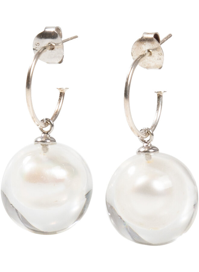 bubbling pearl earrings