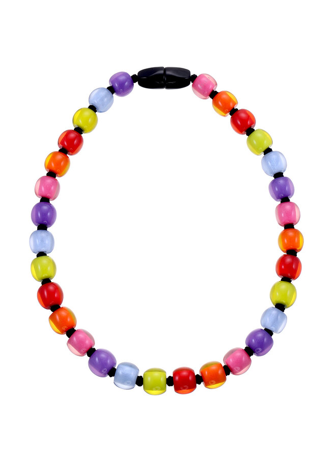 colourful beads necklace spectrum