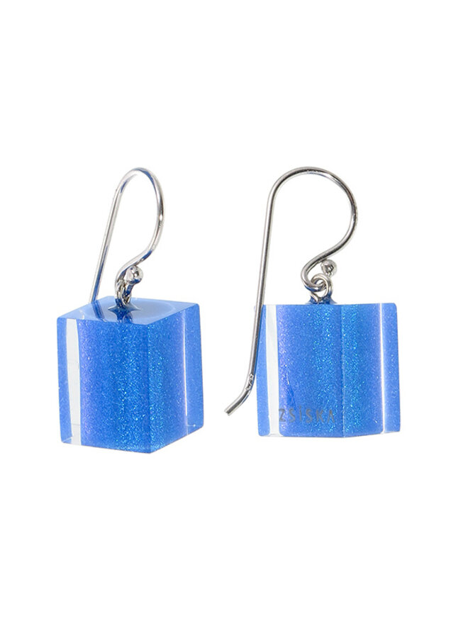 colourful cubes earrings basic