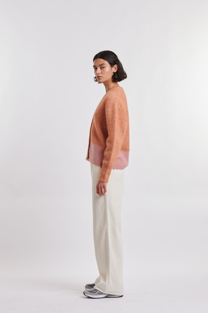 Our Sister Cropped hair Knit - rust