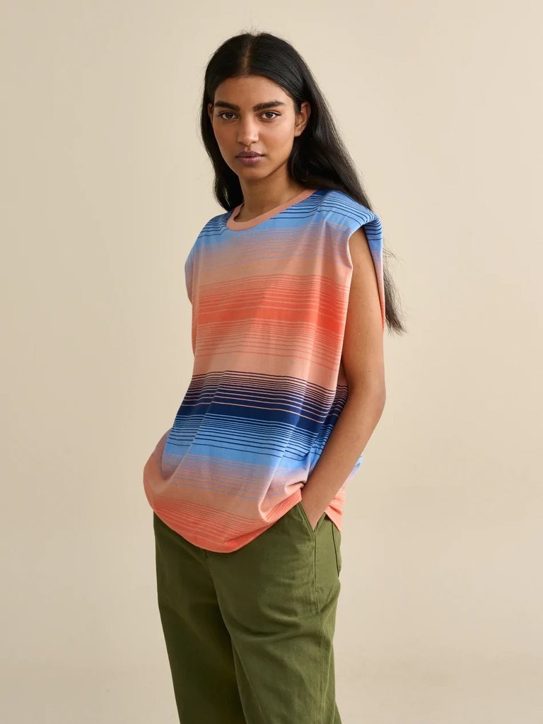 Bellerose VICE - tshirt - stripeA