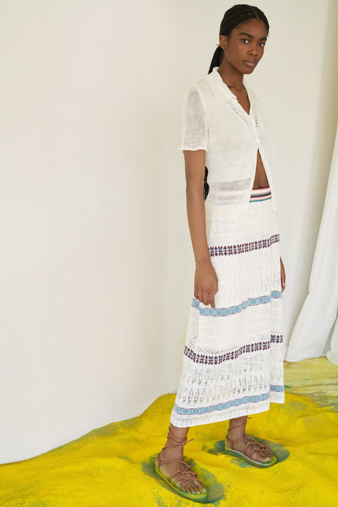 Sita Murt 131102-skirt-white knit