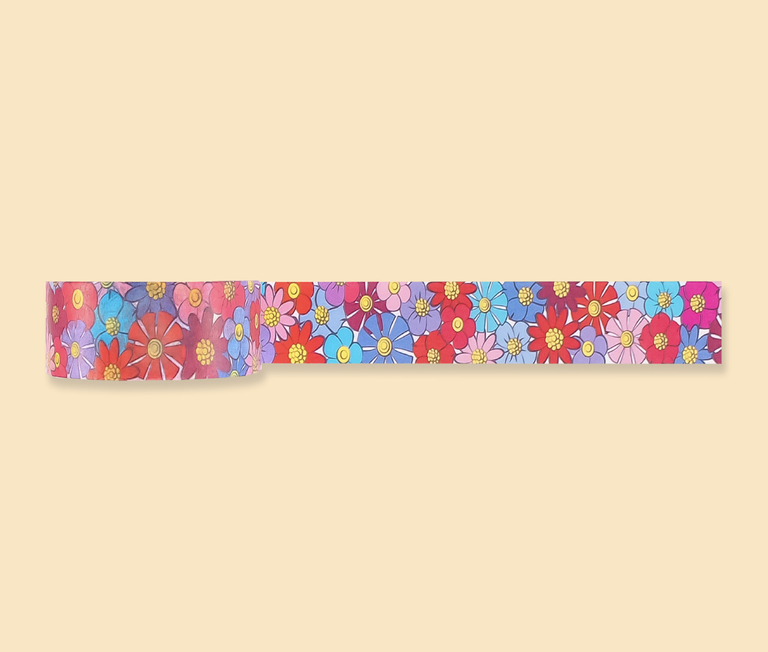 WOWGOODS washi tape - Hippy flower