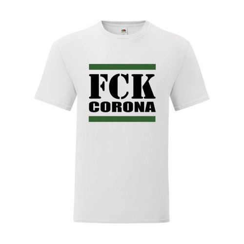 P.A.C. Funding Actie T-shirt FCK Corona :  Wit