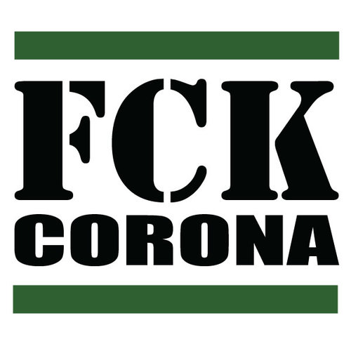 P.A.C. Funding Actie T-shirt FCK Corona :  Wit