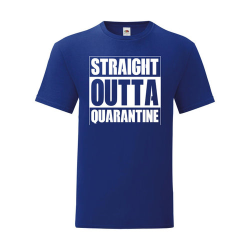 P.A.C. Funding Actie T-shirt Quarantine :  Navy