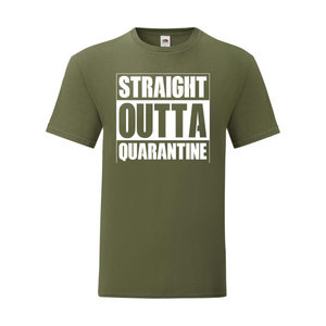 P.A.C. Funding Actie T-shirt Quarantine :  Olive Drap