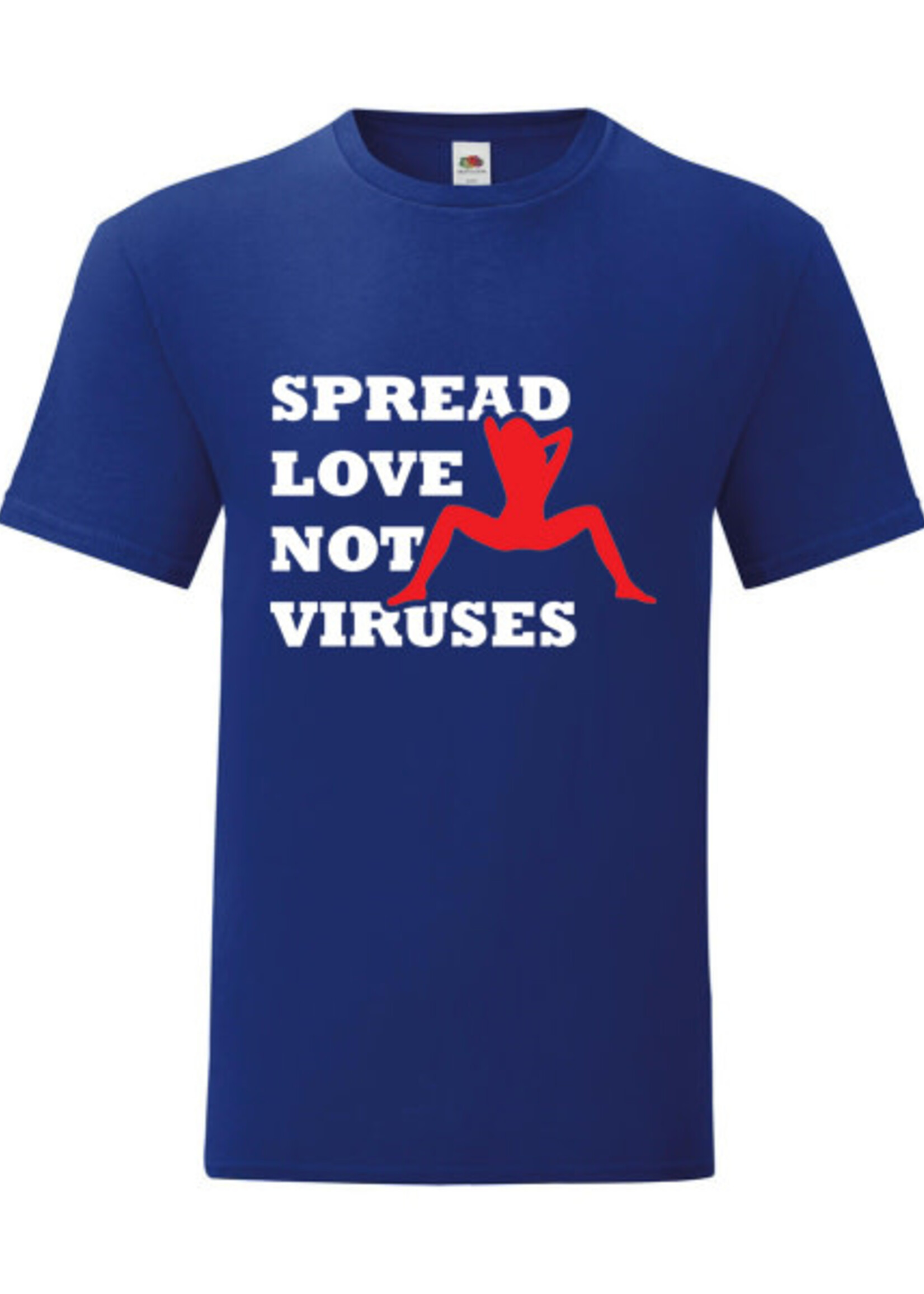P.A.C. Funding Actie T-shirt Spread Love :  Navy