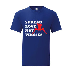 P.A.C. Funding Actie T-shirt Spread Love :  Cobalt