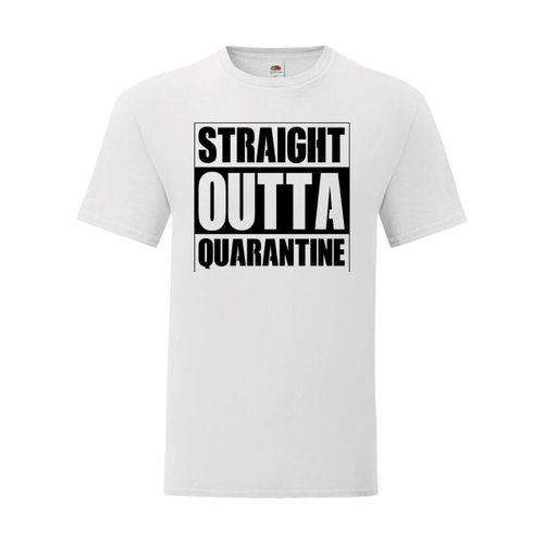 P.A.C. Funding Actie T-shirt Quarantine :  Wit