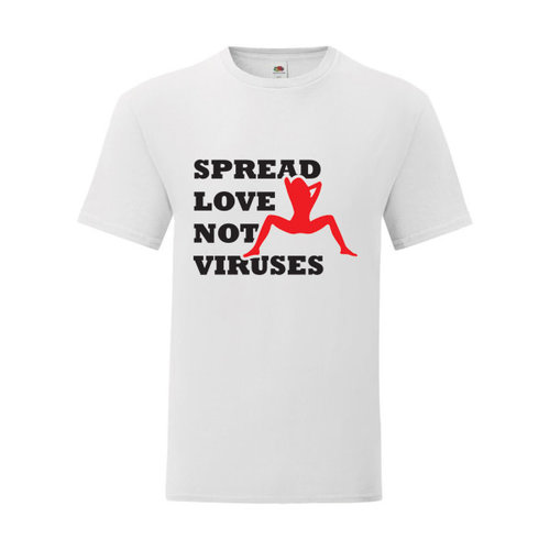 P.A.C. Funding Actie T-shirt Spread Love : Wit P.A.C. Funding Actie T-shirt Spread Love : Wit