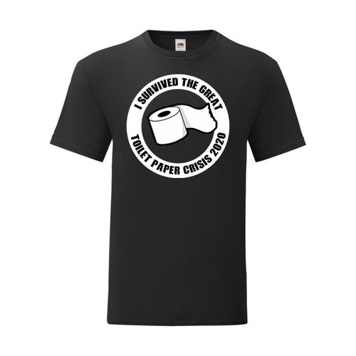 P.A.C. Funding Actie T-shirt Toilet Paper : Zwart P.A.C. Funding Actie T-shirt Toilet Paper : Zwart