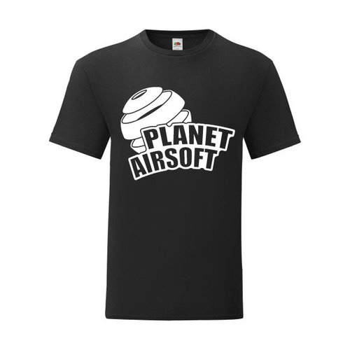 P.A.C. Funding Actie T-shirt Planet Airsoft :  Zwart