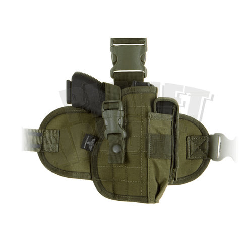 Invader Gear Invader Gear Dropleg Holster : Olive Drap