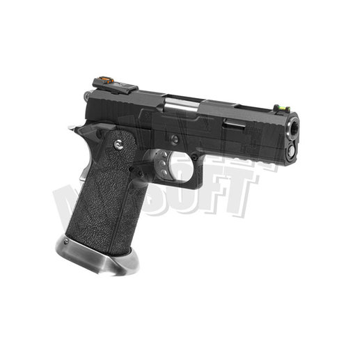 WE Hi-Capa 4.3 Force Full Metal GBB : Zwart