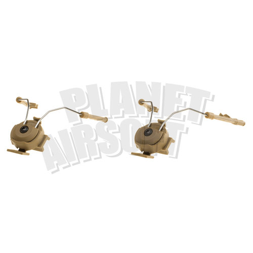 Z-Tactical Comtac Helmet Rail Adapter Set : Desert Z-Tactical Comtac Helmet Rail Adapter Set : Desert