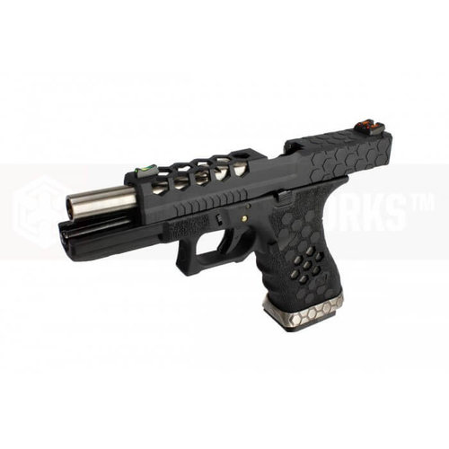 Armorer Works Custom Hex-Cut Black/Black VX0101 Pistol