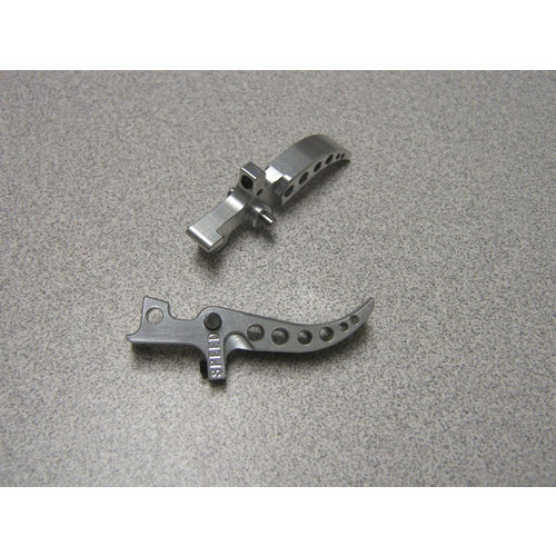 Speed Airsoft M4/M16 Tunable Standard Trigger : Chroom Speed Airsoft M4/M16 Tunable Standard Trigger : Chroom