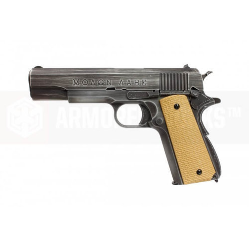 Armorer Works Custom Full Metal 'Molon Habe' M1911 NE2001 Pistol