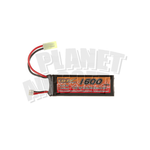VB Power VB Power Lipo 7.4V 1600mAh 20C Mini Type VB Power VB Power Lipo 7.4V 1600mAh 20C Mini Type