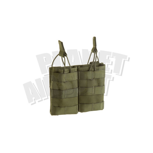 Invader Gear 5.56 Double Direct Action Mag Pouch : Olive Drap