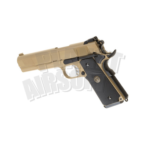 WE WE M1911 MEU Full Metal GBB : Desert