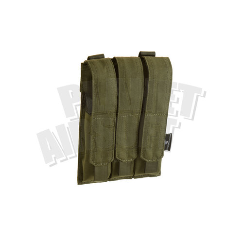 Invader Gear Invader Gear MP5 / MP7 Triple Mag Pouch : Olive Drap Invader Gear Invader Gear MP5 / MP7 Triple Mag Pouch : Olive Drap