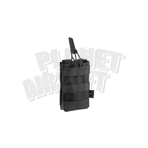 Invader Gear Invader Gear 5.56 Single Direct Action Mag Pouch : Zwart Invader Gear Invader Gear 5.56 Single Direct Action Mag Pouch : Zwart