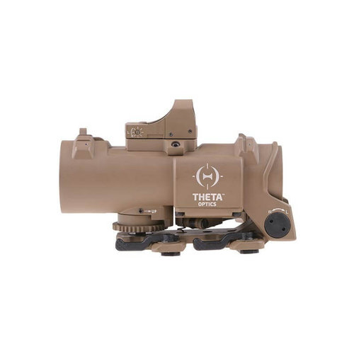 Theta Optics 4x32E Scope with Micro Red Dot Sight