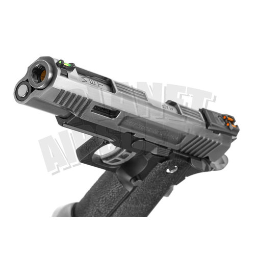 WE Hi-Capa 5.1 Force Full Metal GBB : Chroom