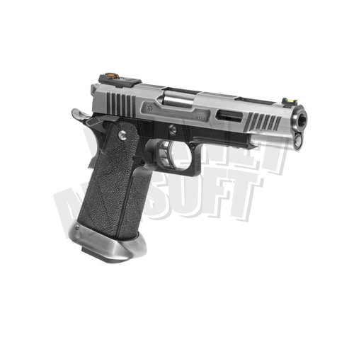 WE Hi-Capa 5.1 Force Full Metal GBB : Chroom