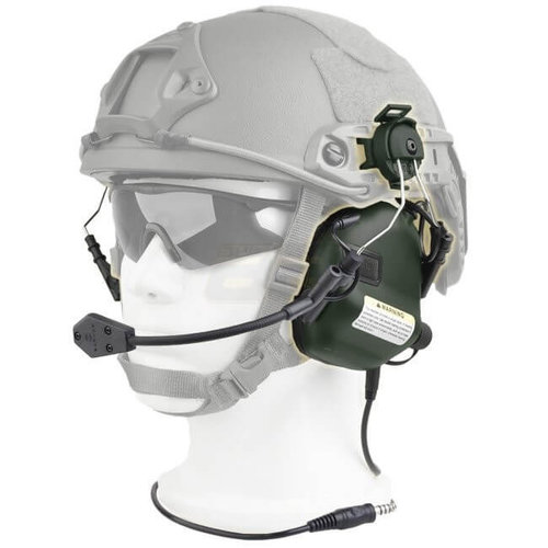 Earmor Earmor M32H MOD1 Tactical Hearing Protection Helmet Version Ear-Muff : Zwart