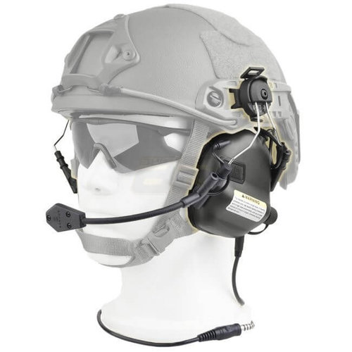 Earmor M32H MOD1 Tactical Hearing Protection Helmet Version Ear-Muff : Grijs