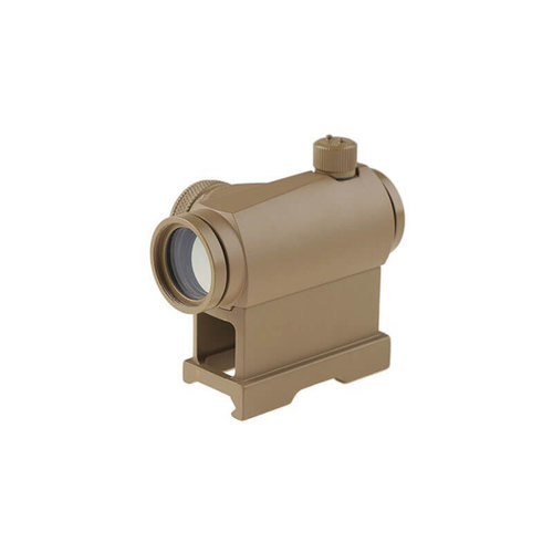 Theta Optics Compact III Reflex Sight Replica (High-Profile + Low-Profile Mounts) : Desert Theta Optics Compact III Reflex Sight Replica (High-Profile + Low-Profile Mounts) : Desert