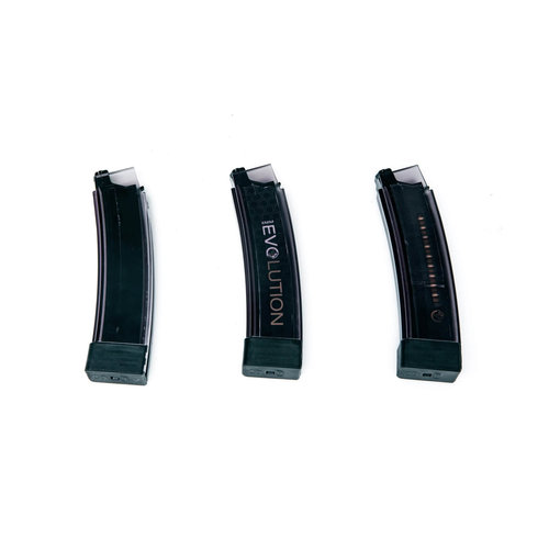 ASG ASG Scorpion EVO 3 A1, 75 rd. magazine, smoky, 3-pack