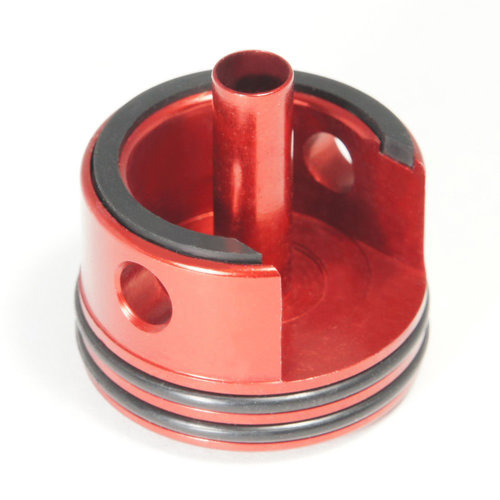MAXX Model CNC Aluminum Double Air Seal & Damper AEG Cylinder Head MAXX Model CNC Aluminum Double Air Seal & Damper AEG Cylinder Head