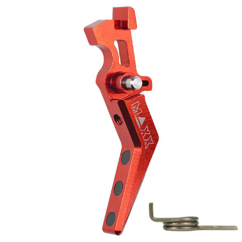 MAXX Model CNC Aluminum Advanced Trigger (Style A) : Rood