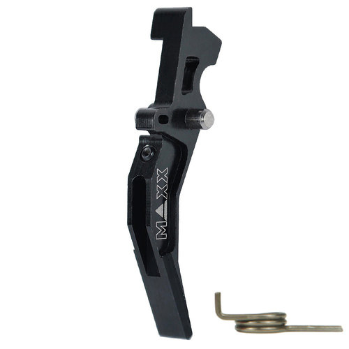MAXX Model CNC Aluminum Advanced Trigger (Style C) : Zwart