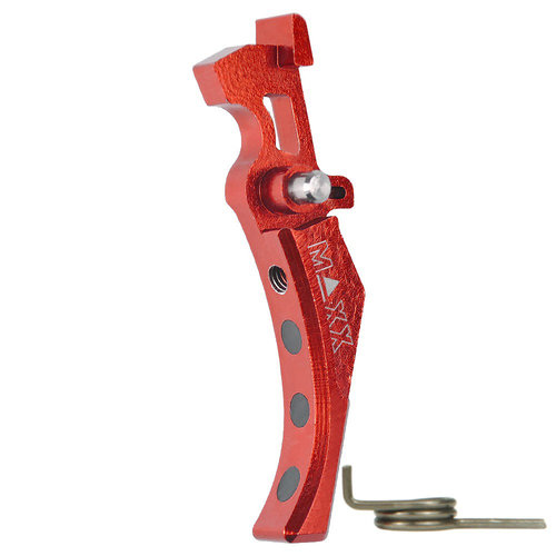 MAXX Model CNC Aluminum Advanced Trigger (Style D) : Rood MAXX Model CNC Aluminum Advanced Trigger (Style D) : Rood