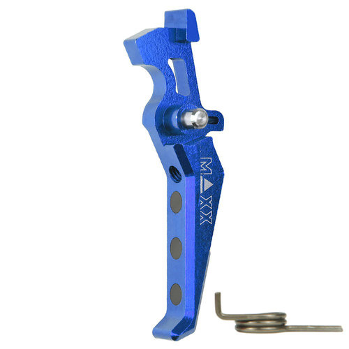 MAXX Model CNC Aluminum Advanced Trigger (Style E) : Blauw MAXX Model CNC Aluminum Advanced Trigger (Style E) : Blauw