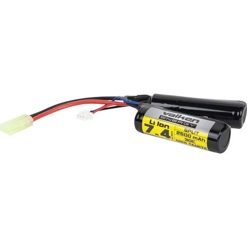 Valken Airsoft Battery - Li-Ion 7.4V 2500mAh Split Style (High Output)