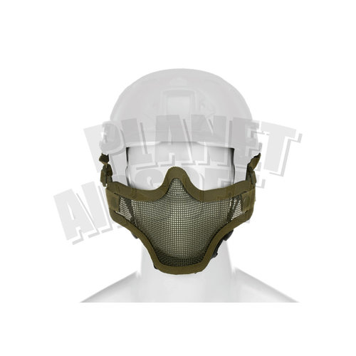 Invader Gear Invader Gear Steel Half Face Mask FAST Version : Olive Drap