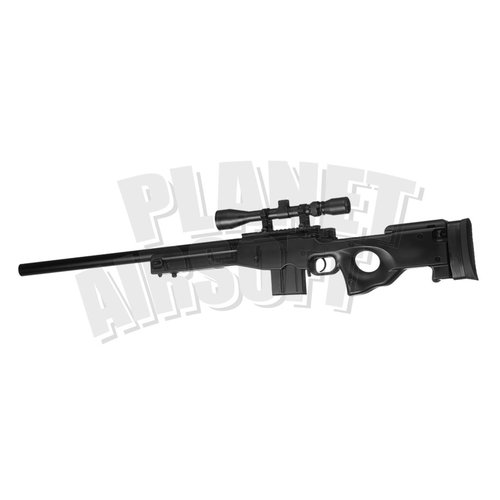 WELL Well L96 AWP Sniper Rifle Set Upgraded : Zwart